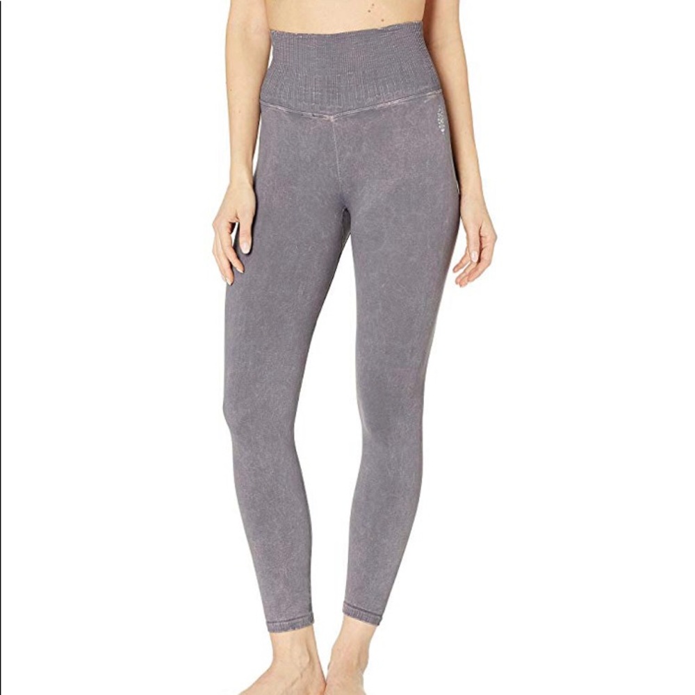 Free People Movement Washed Grey leggings